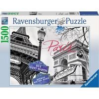 RAVENSBURGER Puzzle Paríž, má láska 1500 dielikov