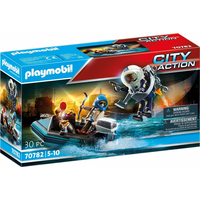 PLAYMOBIL® City Action 70782 Policajný Jetpack: Zatknutie zlodeja umenia