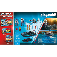 PLAYMOBIL® City Action 70782 Policajný Jetpack: Zatknutie zlodeja umenia