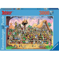 RAVENSBURGER Puzzle Asterix a Obelix: Rodinná fotka 3000 dielikov