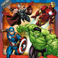 RAVENSBURGER Puzzle Avengers 3x49 dielikov