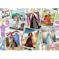 RAVENSBURGER Puzzle Barbie: Okolo sveta 1000 dielikov