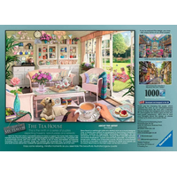 RAVENSBURGER Puzzle Čajovňa 1000 dielikov