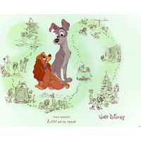 RAVENSBURGER Puzzle Disney poklady z trezoru č.1: Lady 1000 dielikov