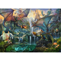 RAVENSBURGER Puzzle Dračí les 9000 dielikov