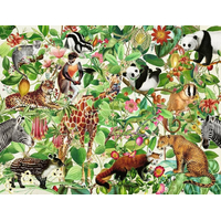 RAVENSBURGER Puzzle Džungľa 2000 dielikov