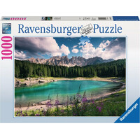 RAVENSBURGER Puzzle Jazero v Dolomitoch 1000 dielikov