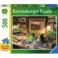 RAVENSBURGER Puzzle John Deere: Pracovný stôl XXL 500 dielikov