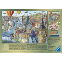 RAVENSBURGER Puzzle Okolo Veľkej Británie a Írska 1000 dielikov