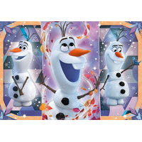 RAVENSBURGER Puzzle Ľadové kráľovstvo 2: Milujúci Olaf 2x12 dielikov