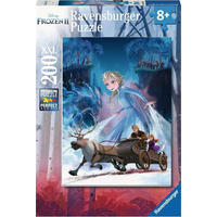 RAVENSBURGER Puzzle Ľadové kráľovstvo 2: Sila mágie XXL 200 dielikov