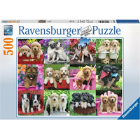 RAVENSBURGER Puzzle Psí kamaráti 500 dielikov