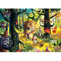RAVENSBURGER Puzzle Levy, tigre a medvede, ó je! (Čarodejník z krajiny Oz) 1000 dielikov