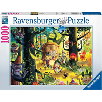 RAVENSBURGER Puzzle Levy, tigre a medvede, ó je! (Čarodejník z krajiny Oz) 1000 dielikov