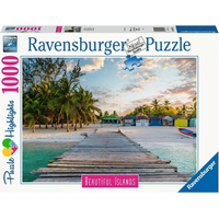 RAVENSBURGER Puzzle Nádherné ostrovy: Maledivy 1000 dielikov
