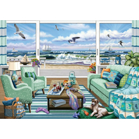 RAVENSBURGER Puzzle Odpočinok na pláži 1000 dielikov