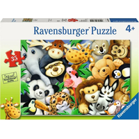 RAVENSBURGER Puzzle Plyšové hračky 35 dielikov