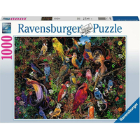 RAVENSBURGER Puzzle Vtáky v umení 1000 dielikov