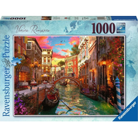 RAVENSBURGER Puzzle Romantické Benátky 1000 dielikov