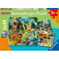 RAVENSBURGER Puzzle Scooby Doo: Nočné mory 3x49 dielikov