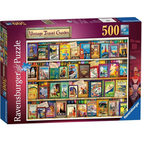 RAVENSBURGER Puzzle Historické cestovné príručky 500 dielikov