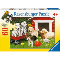 RAVENSBURGER Puzzle Šteňacia párty 60 dielikov