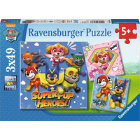 RAVENSBURGER Puzzle Tlapková patrola 3x49 dielikov