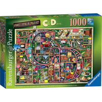 RAVENSBURGER Puzzle Úžasná abeceda - písmeno C a D 1000 dielikov
