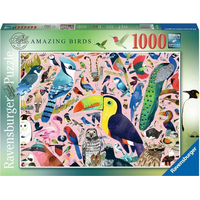 RAVENSBURGER Puzzle Úžasné vtáky 1000 dielikov