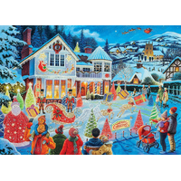 RAVENSBURGER Puzzle Vianočný dom 1000 dielikov