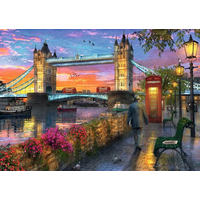 RAVENSBURGER Puzzle Západ slnka nad Tower Bridge 1000 dielikov