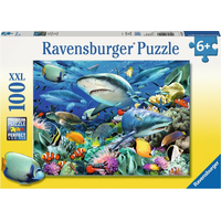 RAVENSBURGER Puzzle Žraločí útes XXL 100 dielikov