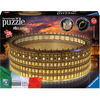 RAVENSBURGER Svietiace 3D puzzle Nočná edícia Koloseum, Rím 216 dielikov