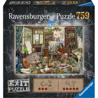 RAVENSBURGER Únikové EXIT puzzle Umelecké štúdio 759 dielikov