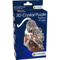 HCM KINZEL 3D Crystal puzzle Čierny panter 39 dielikov
