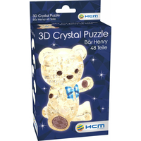 HCM KINZEL 3D Crystal puzzle Macko Henry 48 dielikov