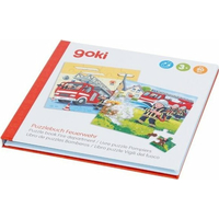 GOKI Magnetická puzzle kniha Hasičský zbor 2x20 dielikov