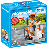 PLAYMOBIL® City Life 70052 Zásahová dvojkolka záchranárov so svetlami