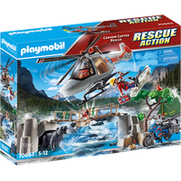 PLAYMOBIL® Rescue Action 70663 Nasadenie helikoptéry v kaňone