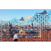 PULS ENTERTAINMENT Puzzle Odraz Hamburgu v Labskej filharmónii 1000 dielikov