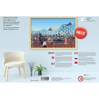 PULS ENTERTAINMENT Puzzle Odraz Hamburgu v Labskej filharmónii 1000 dielikov