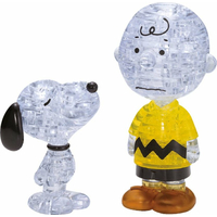 HCM KINZEL 3D Crystal puzzle Snoopy a Charlie Brown 77 dielikov