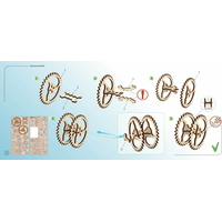 UGEARS 3D puzzle Traktor 97 dielikov
