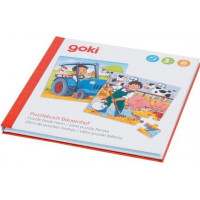 GOKI Magnetická puzzle kniha Statok 2x20 dielikov