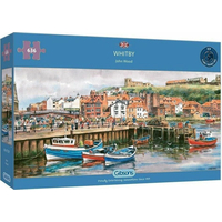 GIBSONS Panoramatické puzzle Whitby, Yorkshire 636 dielikov