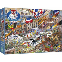 GIBSONS Puzzle Milujem víkend 1000 dielikov
