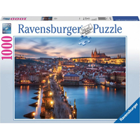 RAVENSBURGER Puzzle Nočná Praha, Česká republika 1000 dielikov