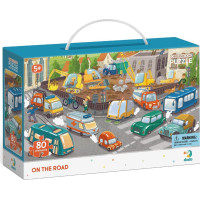 DODO Puzzle s hľadaním obrázkov Na ceste 80 dielikov