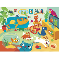 GIBSONS Puzzle Zvierací večierok 24 dielikov