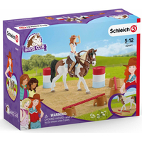 SCHLEICH Horse Club® 42441 Hannah a jazdecká sada na western